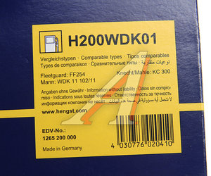 Изображение 3, H200WDK01 Фильтр топливный RENAULT Premium VOLVO FH12, FH16 HENGST