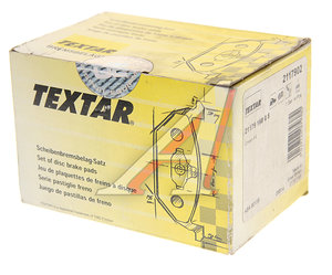 Изображение 3, 2117902 Колодки тормозные CITROEN AX (86-98) передние (4шт.) TEXTAR