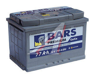 Изображение 1, 6СТ77(1) Аккумулятор BARS Premium 77А/ч