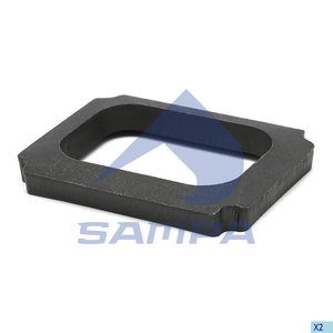 Изображение 1, 071.045 Пластина BPW крепления рессоры центрирующая SAMPA