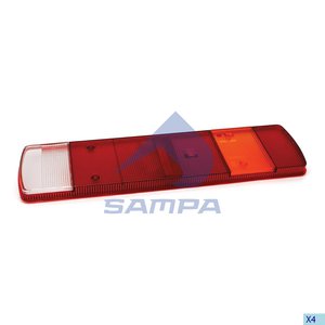 Изображение 2, 043.467 Рассеиватель DAF VOLVO FH12 SCANIA 4 series фонаря заднего левого/правого SAMPA