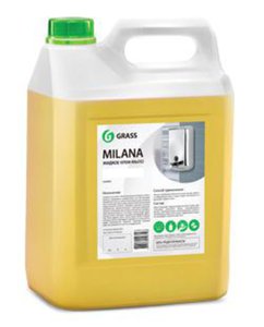 Изображение 1, 126105 Мыло жидкое MILANA молоко и мед 5кг GRASS