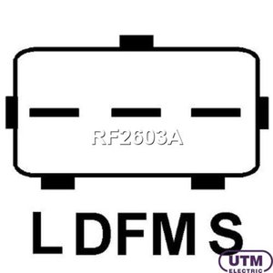 Изображение 3, RF2603A Реле регулятор напряжения FORD Maverick (01-08) UTM