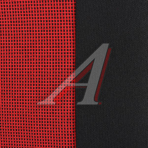 Изображение 2, SCANIA 5 1+1 Чр-Кр Авточехлы SCANIA 5 series (1 высокий,  1 низкий) жаккард черно-красные комплект АВТОРЕАЛ