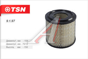 Изображение 2, 3741-1109080 TSN 9.1.97 Элемент фильтрующий УАЗ воздушный нетканевой материал TSN