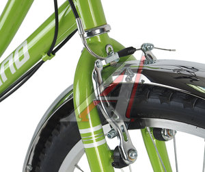 Изображение 4, T21B706 B Велосипед 24" 6-ск. складной зеленый HILAND